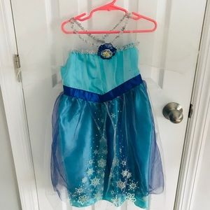 Elsa costume pretend play dress costume FROZEN